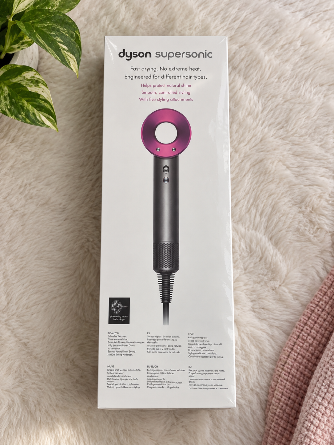 Dyson Supersonic™ hårføner – Grå/Lilla